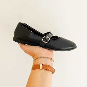 SmartFit Black Kids Mary Jane Shoes